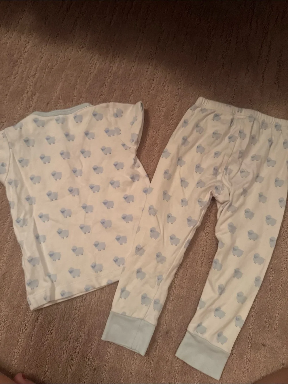 Lavette & Lounge Blue Sheep Print Kids Pajama Set